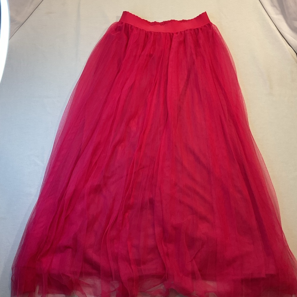 Shein Hot Pink Ankle Length‎ Tulle, Size XS Fun Party Travel